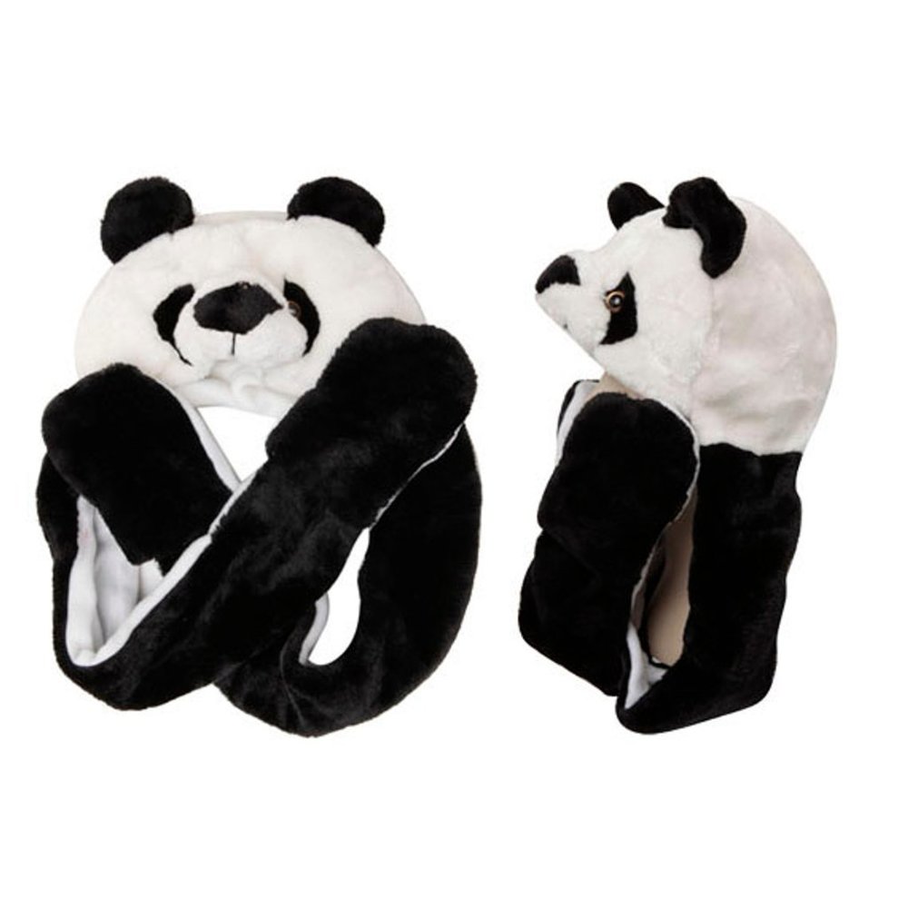 Panda or Wolf Hat and Gloves